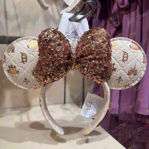 Disney Parks Disneyland 70th Anniversary Celebration Minnie Ears Headband NWT